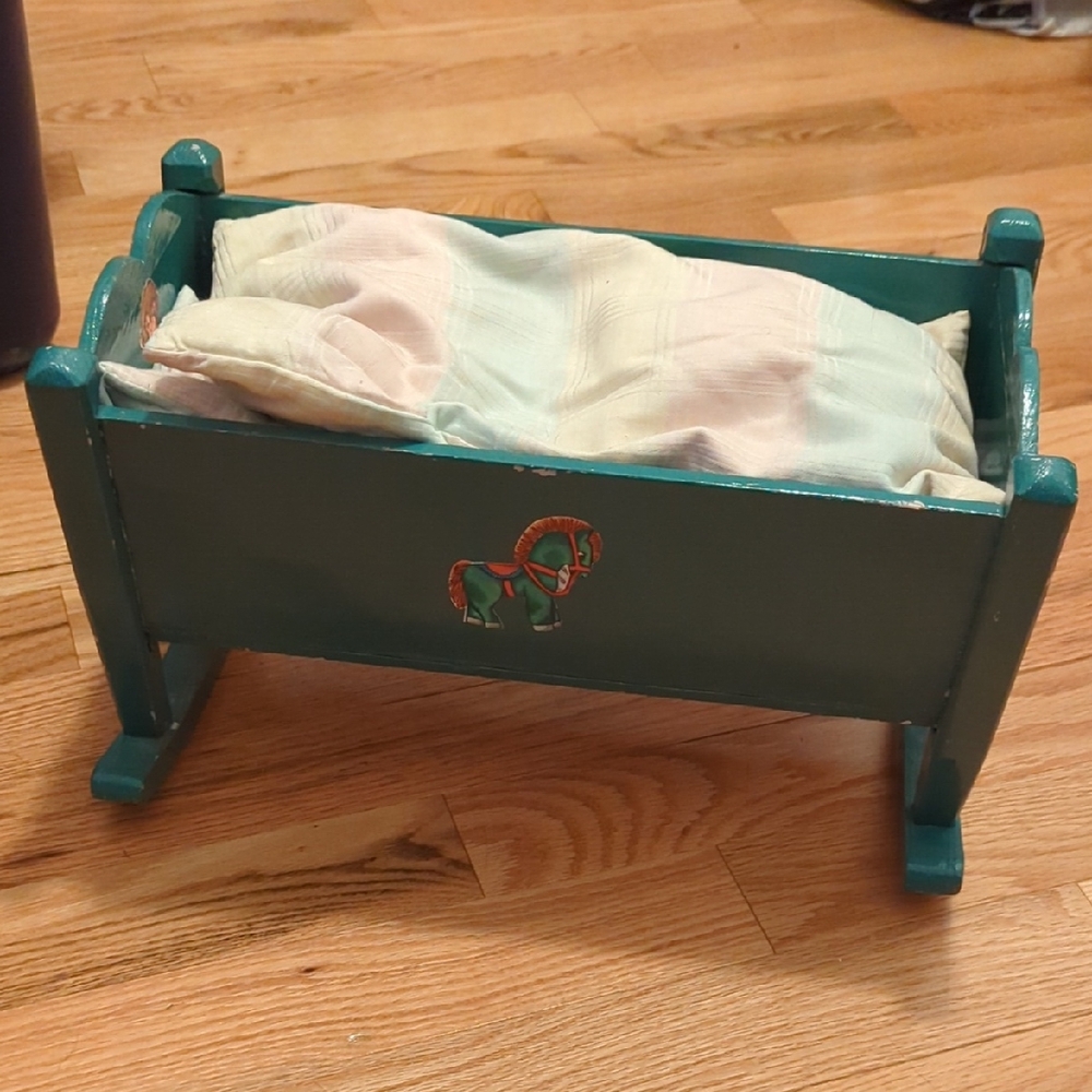 Vintage Doll Cradle